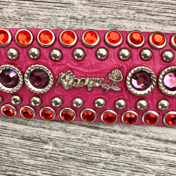Kippy’s Pink Rhinestone Cowboy Belt Size 36 main image 4